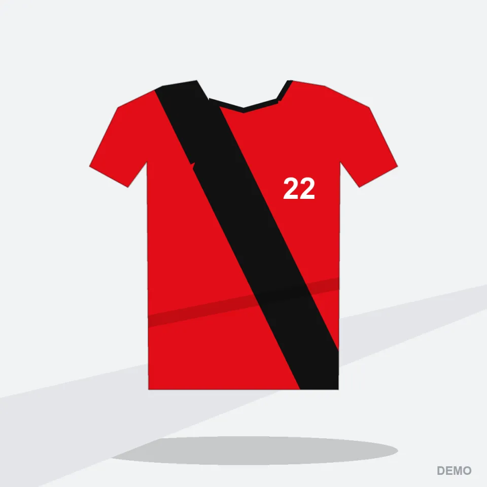 Camiseta de Vóley VX-203 Negro Impacto — variante de color