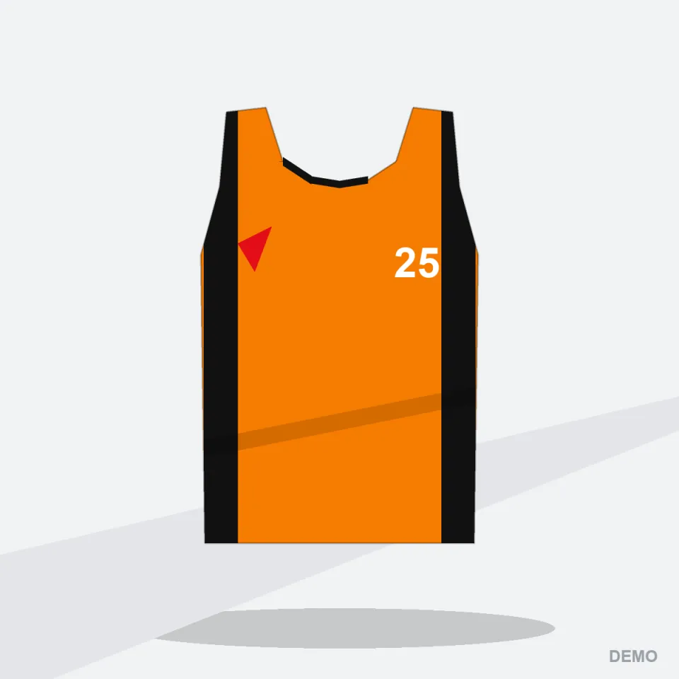 Uniforme de Básquet BX-301 Naranja Fuego — vista frontal