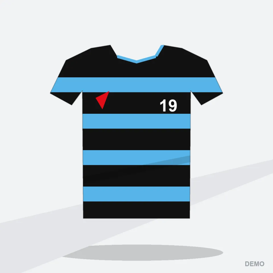 Camiseta de Vóley VX-202 Celeste Ola — variante de color
