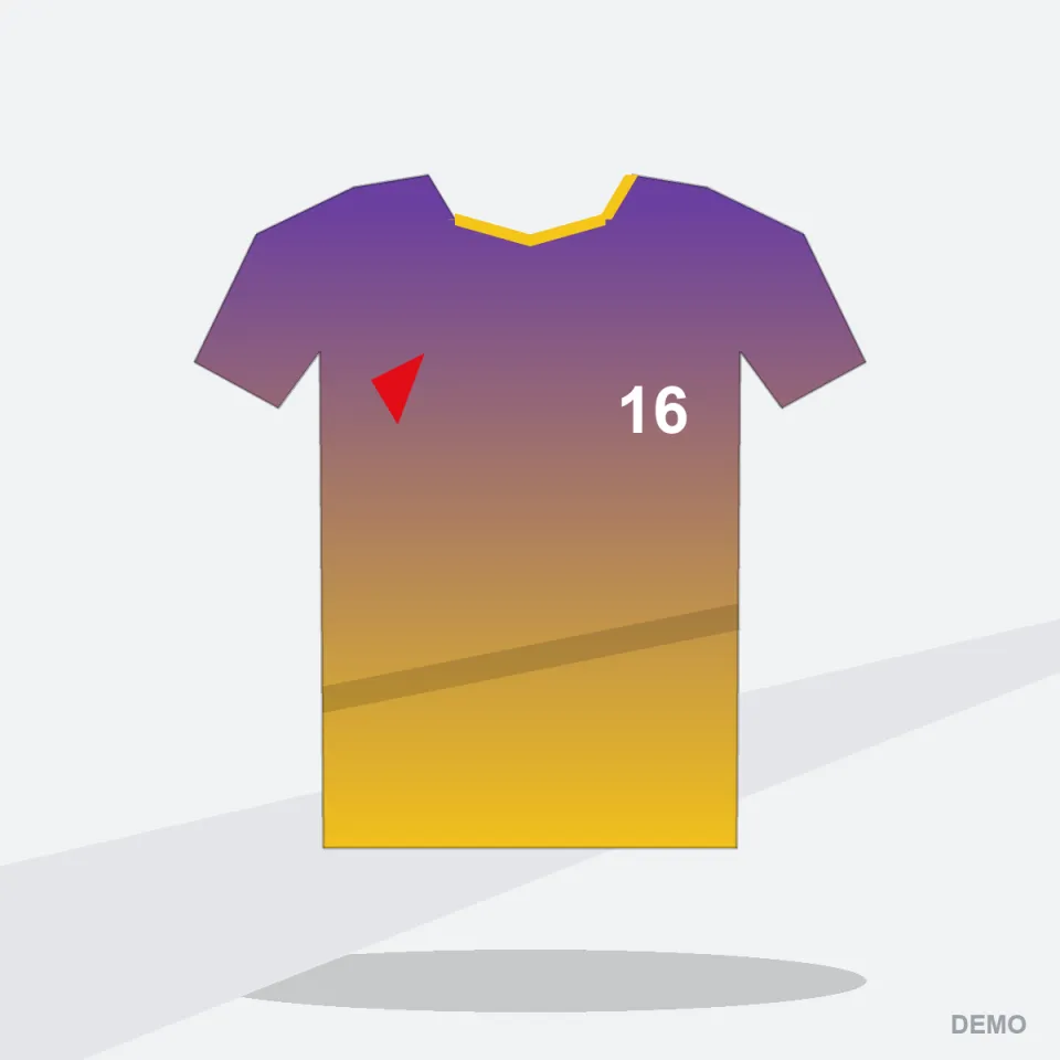 Camiseta de Vóley VX-201 Morado Neón — vista frontal