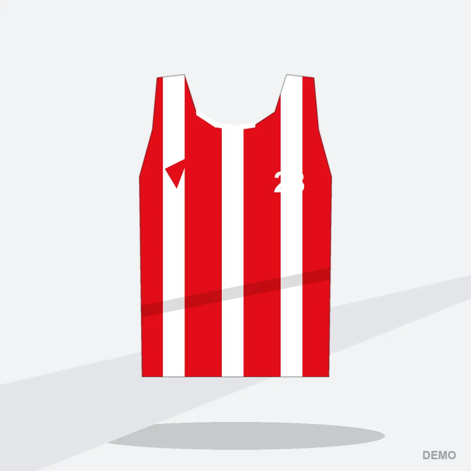 Uniforme de Básquet BX-302 Rojo Clásico — vista frontal